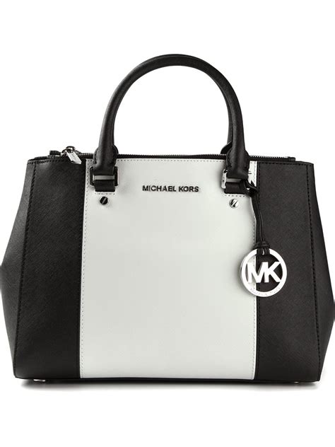 michael kors black and white